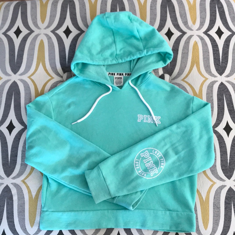 VS PINK cropped hoodie